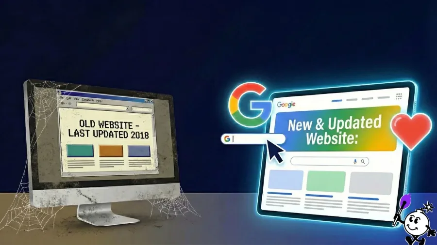 Why AI Overview Prefers New and Updated Websites